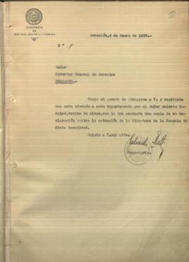 Notas varias del Ministerio de Justicia, Culto e Instrucción Pública, correspondiente a los meses enero, febrero y marzo del año 1933.