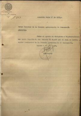 Notas remitidas del Ministerio de Justica correspondientes al año 1931.